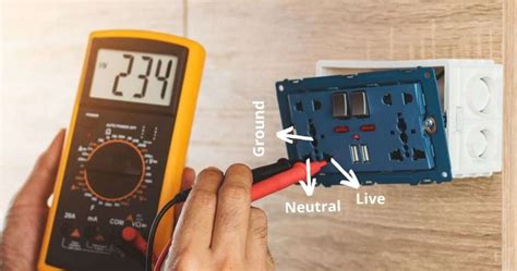 test neutral wire with multimeter